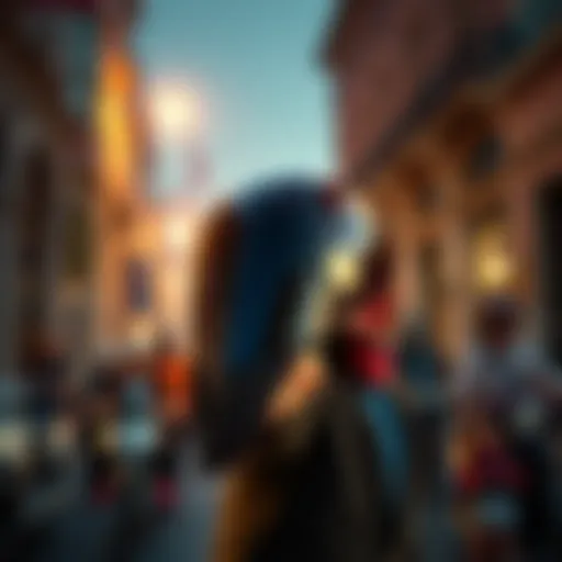 A person happily holding a burletta, with a venator in the background, showcasing a clear preference for the burletta.