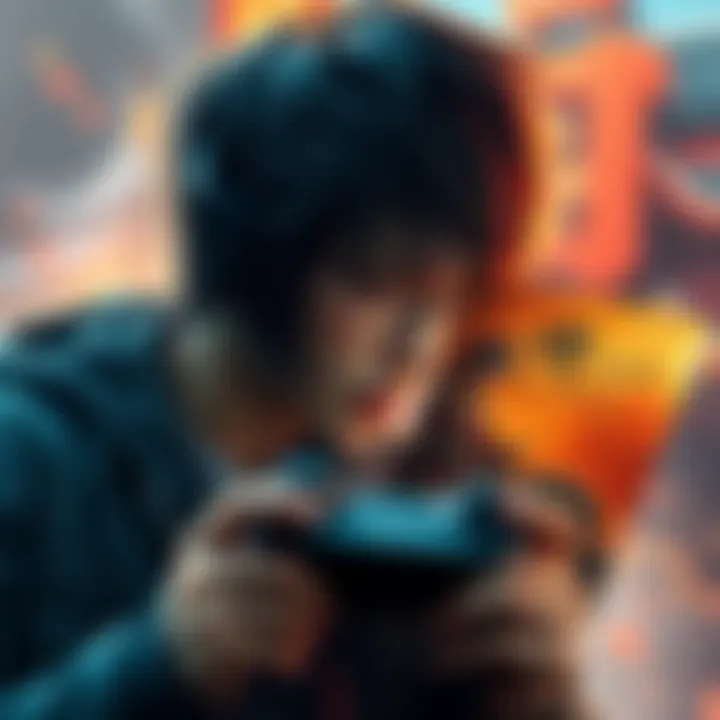 A gamer looking at two game covers, Lies of P on one side and Wo Long: Fallen Dynasty on the other, weighing the options.