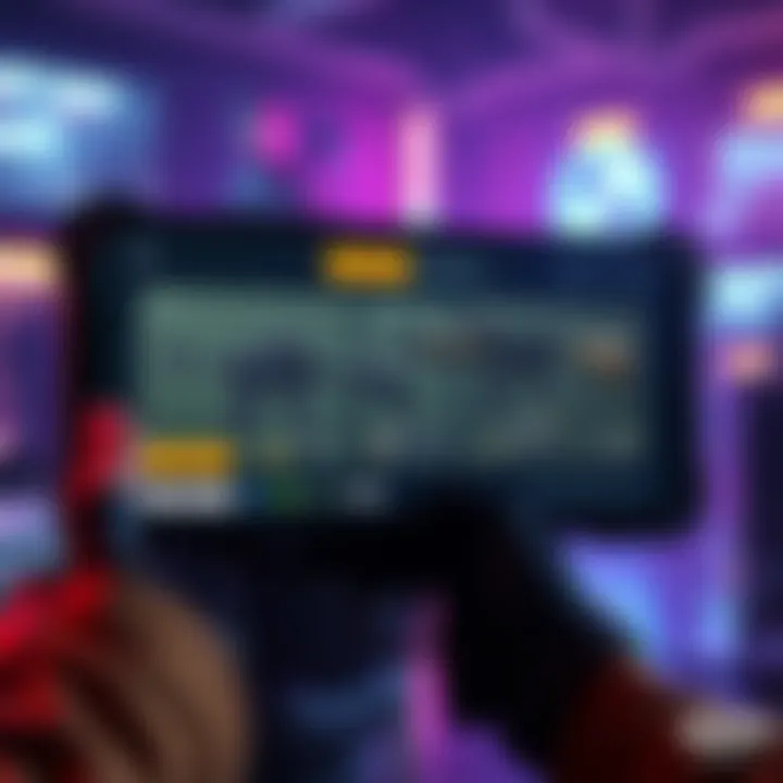 A player customizing their loadout in Call of Duty Mobile, showing different weapon options and attachments on the screen.