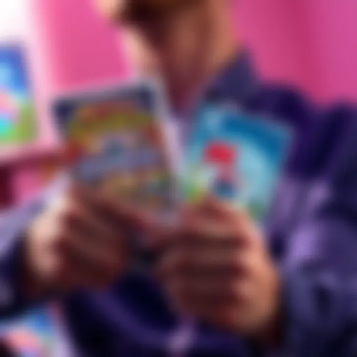 A person holding a game controller, looking at two game covers for Solateria and Mio, with a thoughtful expression