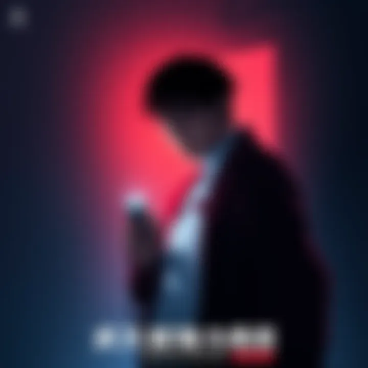 Choshiro stands alone in a dimly lit room, holding a broken flashlight, reflecting his emotional journey as a private investigator.