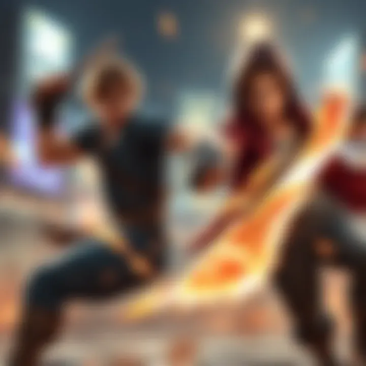 Chris and Leon from gaming, showcasing their powerful abilities during a fight scene.