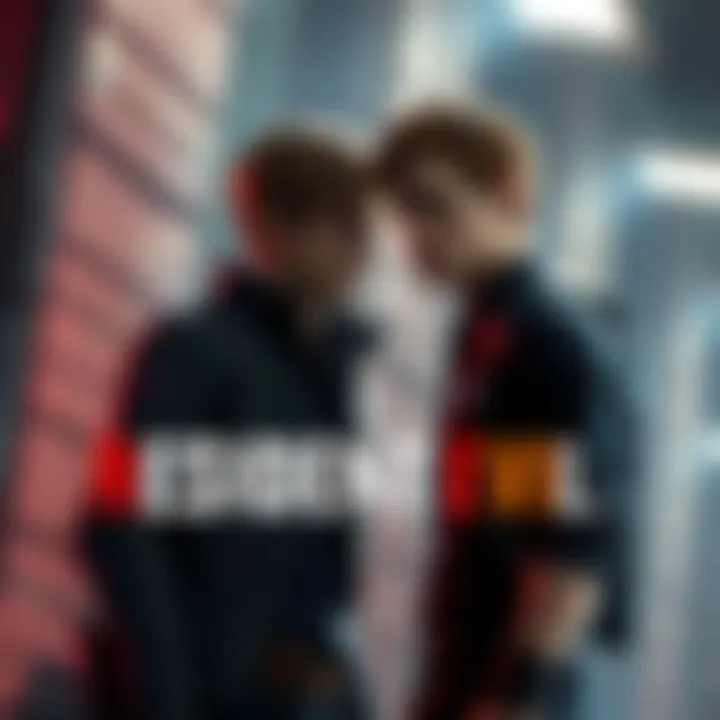 Chris and Leon standing together in a tense moment from Resident Evil, showcasing their bond and determination against threats.