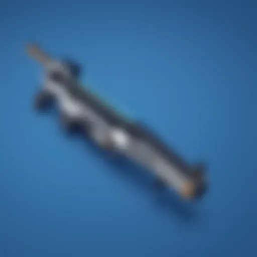 A stylish chrome weapon with a reflective finish, representing fan desire for a new design.