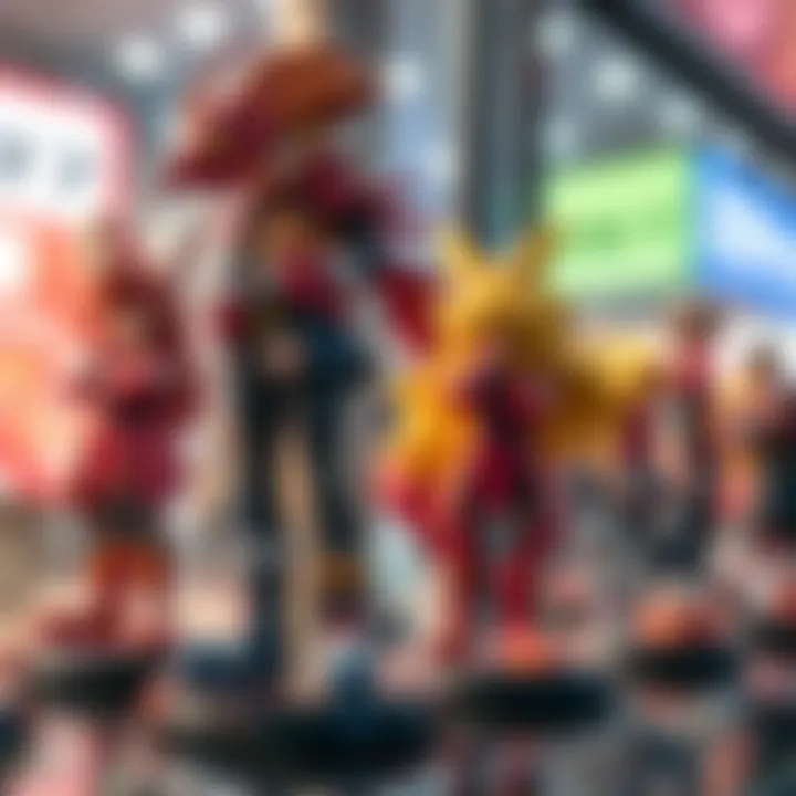 Fully painted Chrono Trigger Form-ism figures displayed at Square Enix pop-up store in Ikebukuro