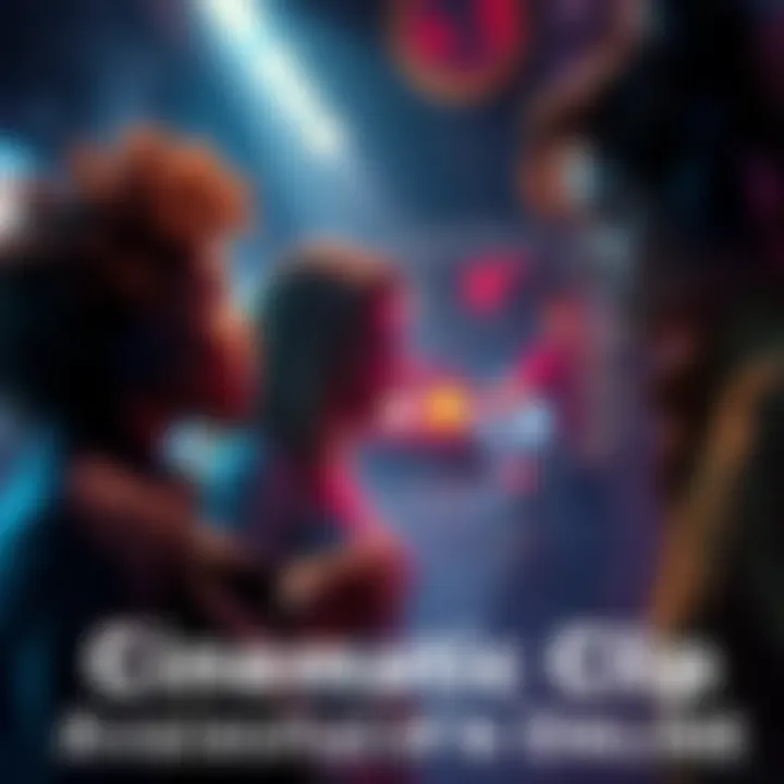 A captivating scene from the cinematic clip showcasing stunning visuals and engaging characters