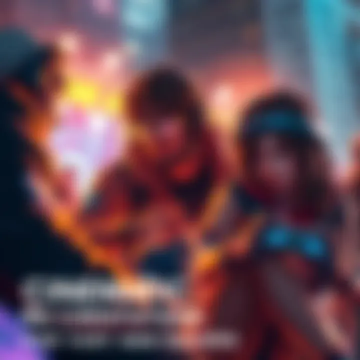 A visually stunning scene from a cinematic video game with characters engaged in an emotional moment and vibrant graphics.