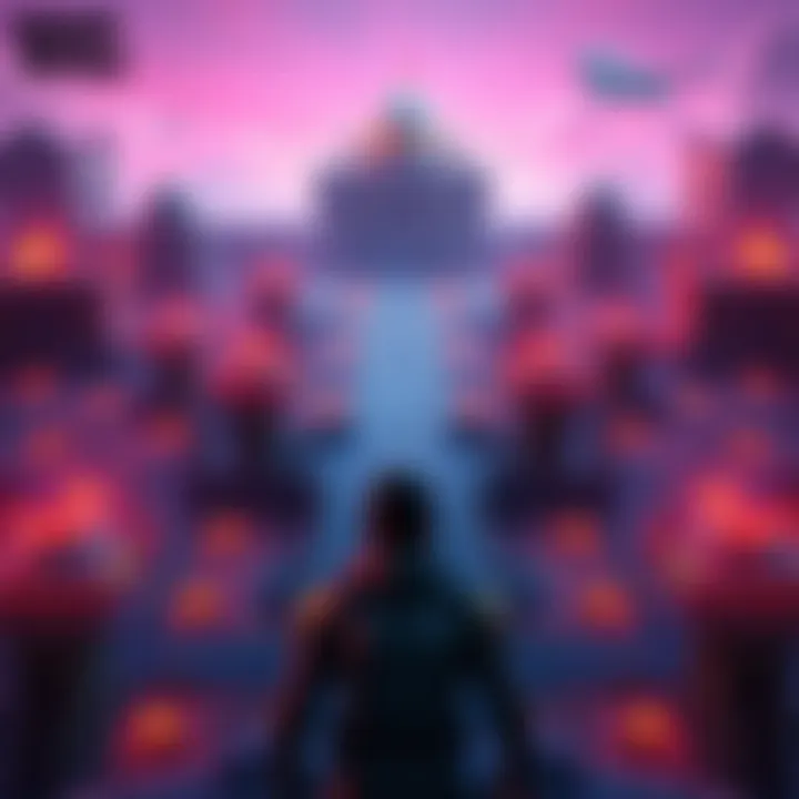 A player character standing on Circuit Royale map showing repetitive design elements and lack of variety