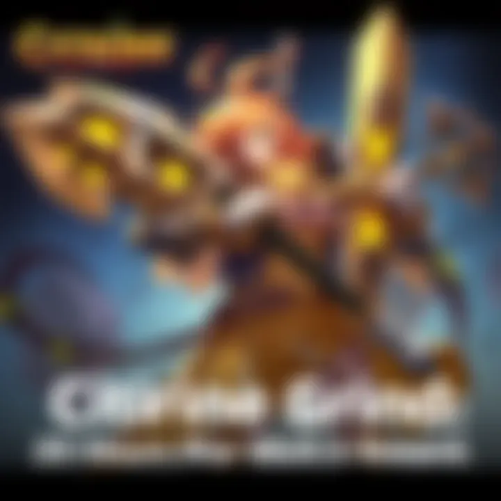 Citrine Character with Weapons A strong character named Citrine holding her unique weapons, showcasing her defensive abilities after a long grinding journey.