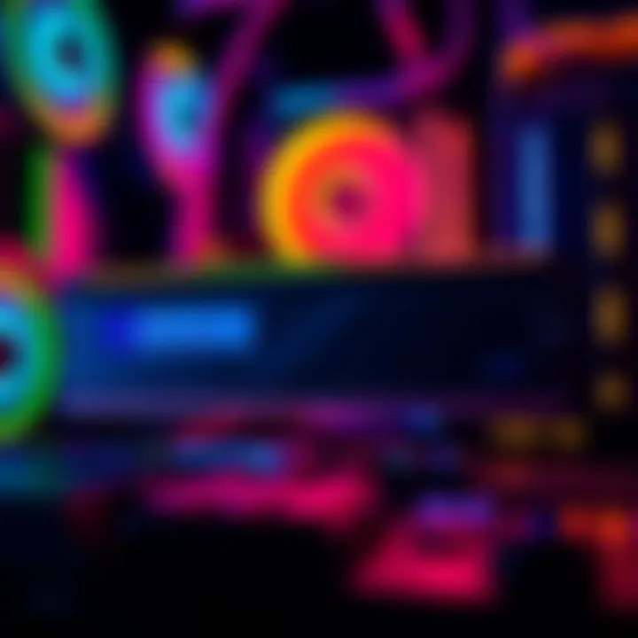 Side-by-side comparison of CL28 and CL30 6000Hz RAM modules on a gaming setup