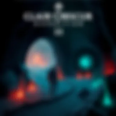 Clair Obscur: Expedition 33 Adventure A scene from Clair Obscur: Expedition 33 showing a character navigating through a dark environment with glowing elements and obstacles.