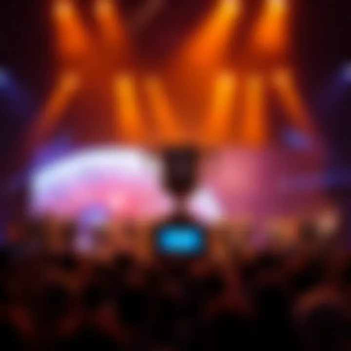 Clair Obscur Expedition 33 Award Ceremony Award ceremony scene showing Clair Obscur: Expedition 33 winning five D.I.C.E. Awards, with a large trophy and excited crowd