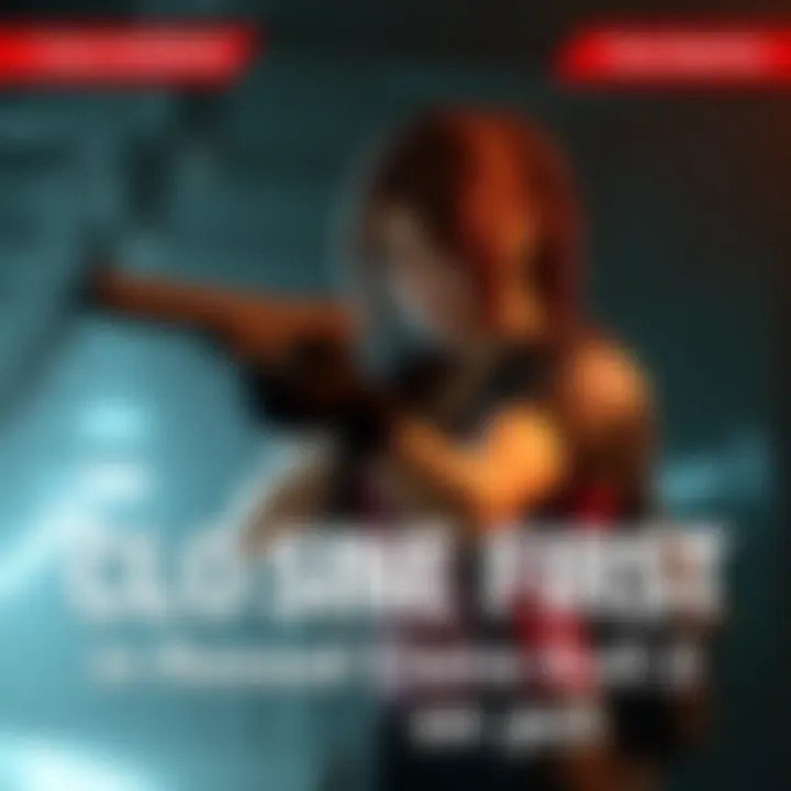 Claire Redfield aiming her gun in a dimly lit environment from Resident Evil 2