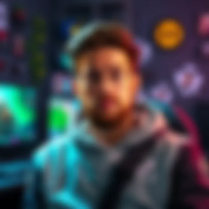 Clan leader reacts to account hack A clan leader showing concern after his Steam account was hacked, losing game characters and items, with a gaming setup in the background