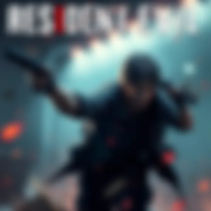 Clancy fighting for survival in a tense scene from Resident Evil 7.