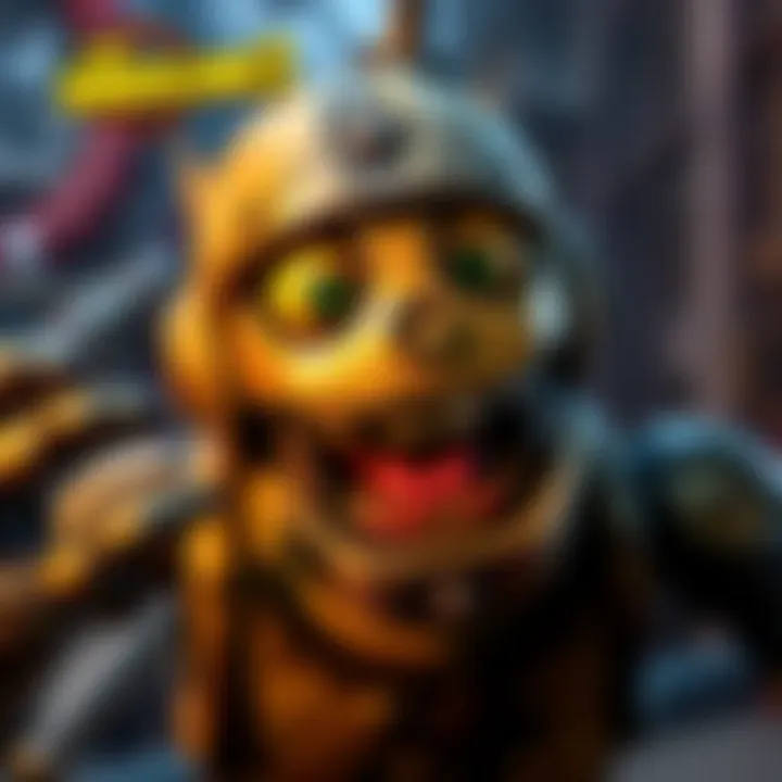 Claptrap from Borderlands 2 making a funny face and telling a joke