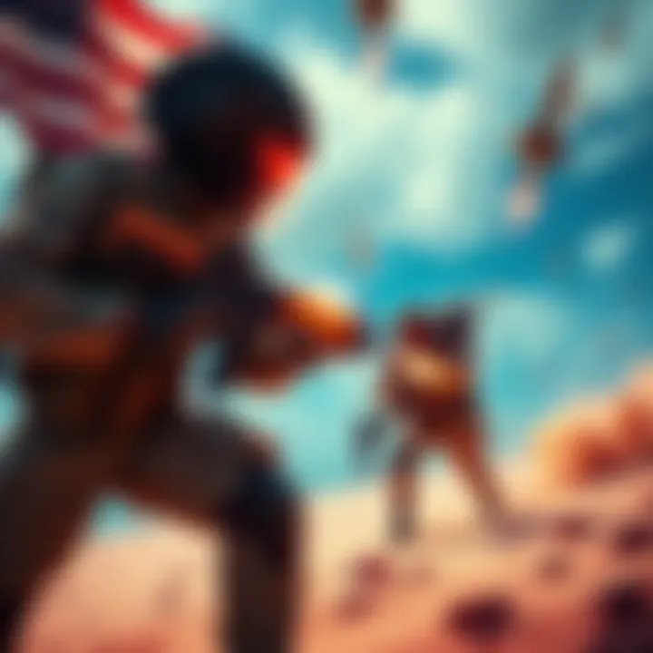 Intense multiplayer combat scene showing US and North Korean soldiers engaging on the beaches of Nauru.