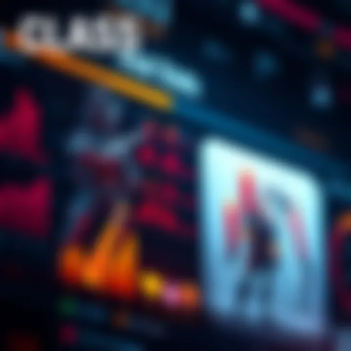 Chart showing ideal stats for different gaming classes including weapons, health, and abilities