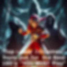 Classic 3D Game Characters Iconic characters from 90s 3D games, including a hero wielding a sword and a mysterious figure in a dark environment.