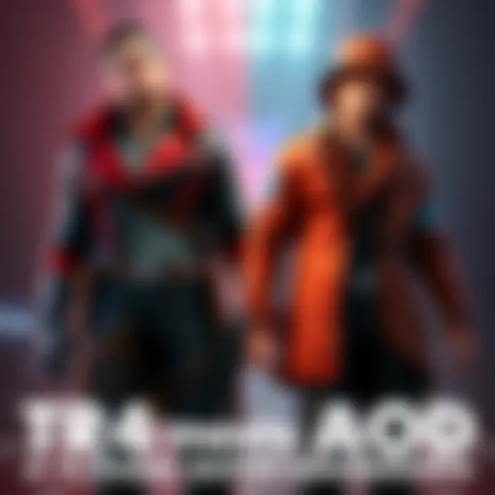 Side-by-side view of TR4 and AOD outfits showcasing their unique styles in a fashion showdown