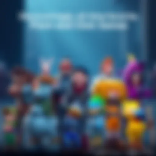 Various iconic characters from point and click games standing together