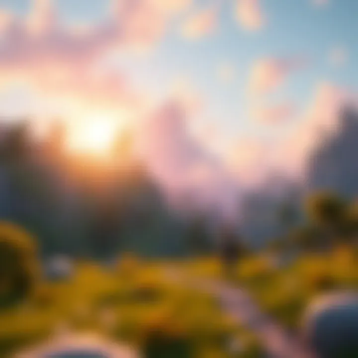 A vibrant, detailed scene from a classic 3D open world game featuring lush landscapes and dynamic characters exploring the environment.