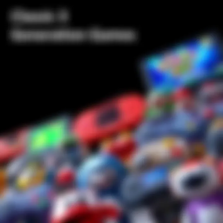 A collage of popular 3rd generation video games showcasing their colorful graphics and characters.