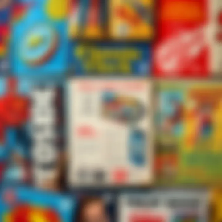 A colorful collection of original comic book advertisements featuring nostalgic products and characters on the back cover