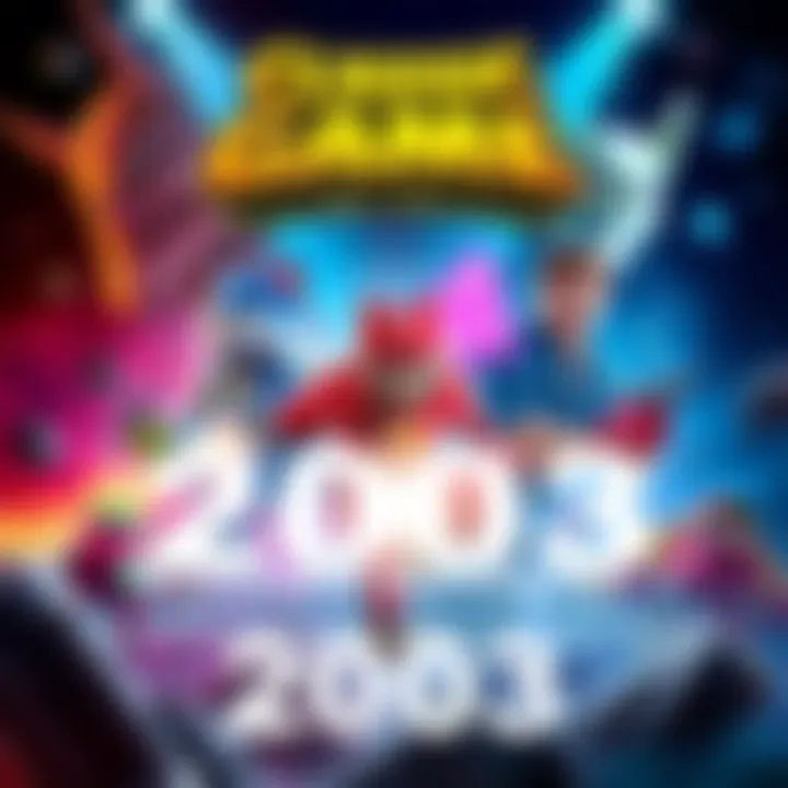 Cover art showing vibrant graphics and iconic characters from a 2003 video game