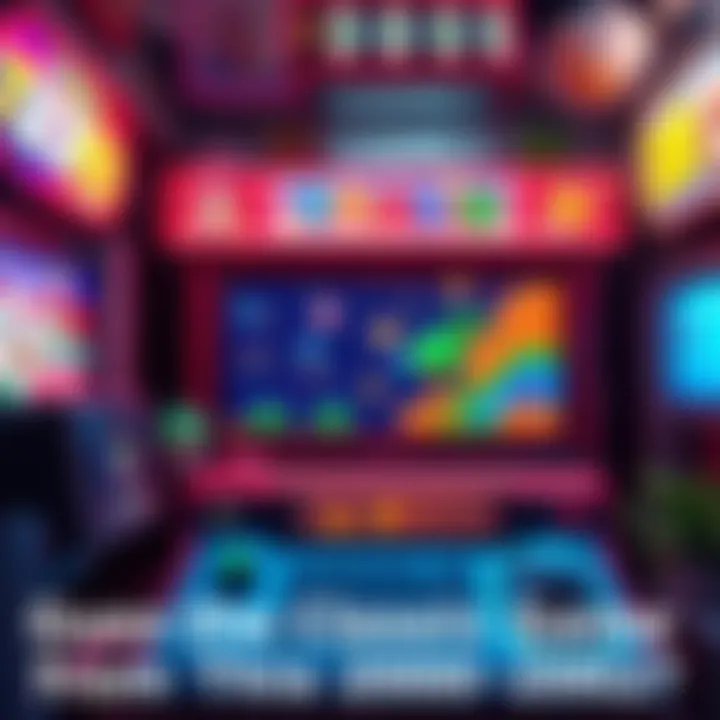 A nostalgic screenshot from a classic video game featuring colorful graphics and familiar characters.