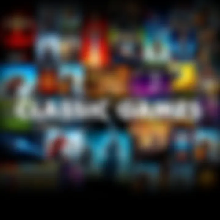 Collage of classic video game covers representing remastered titles like Diablo 2 and Age of Empires 2