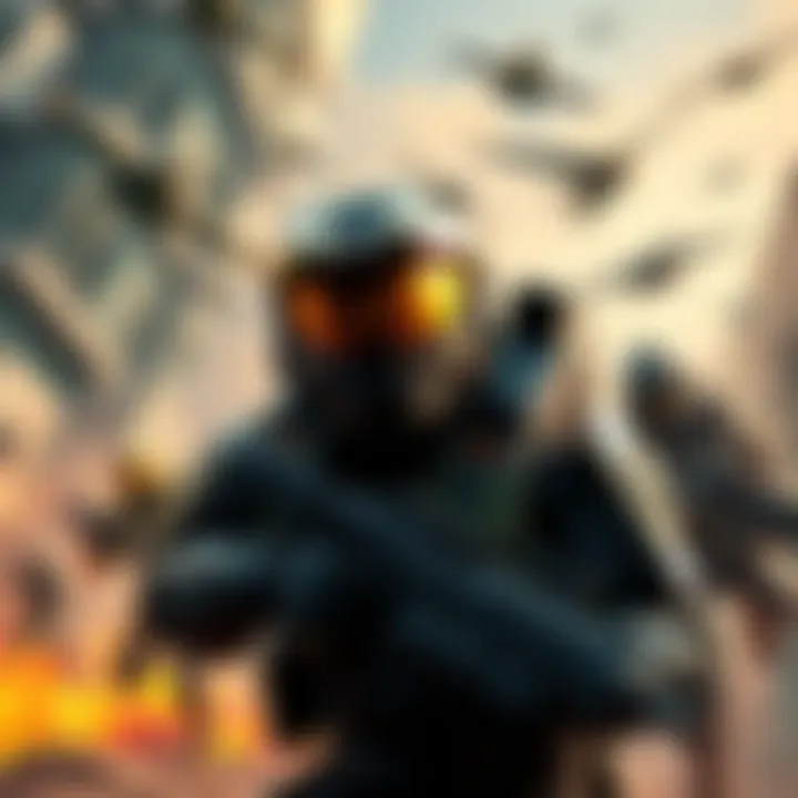 Classic Gaming Characters Halo 3, Gears of War 3, and Black Ops 3 characters in action, showcasing their distinctive looks and environments.