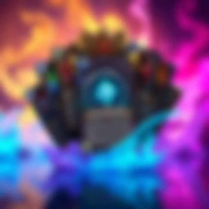 Classic Hearthstone Cards A display of classic Hearthstone cards featuring original hero powers and class identities against a vibrant background.