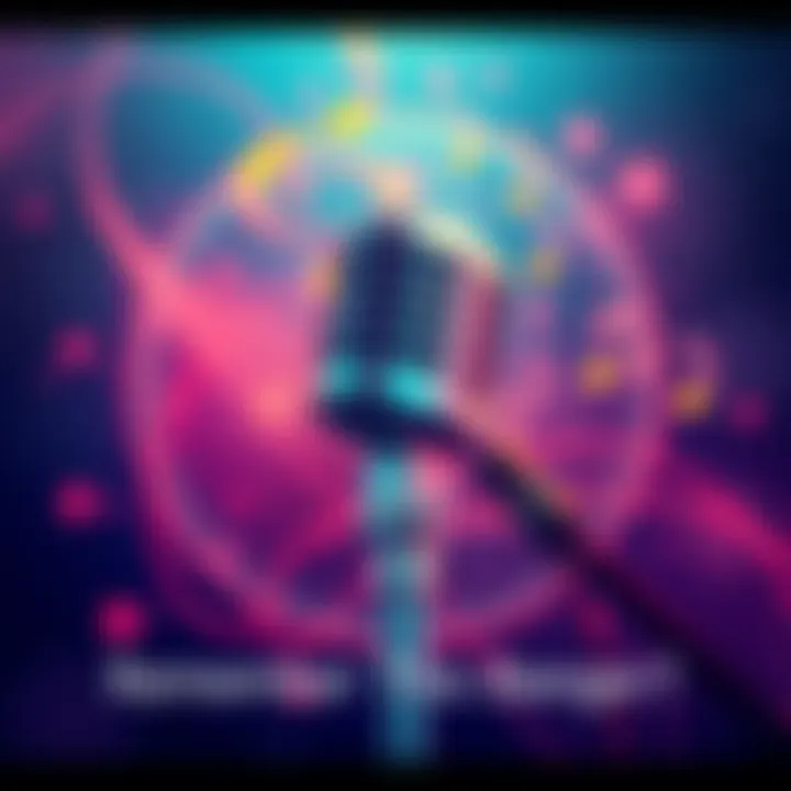 Colorful cover art featuring musical notes and a retro microphone, evoking nostalgia for a beloved song.