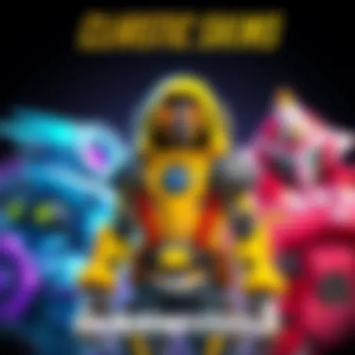 A collection of classic hero skins from Overwatch 2, showcasing original character designs in vibrant colors.