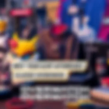 A variety of classic Overwatch merchandise including action figures, apparel, and collectibles displayed together