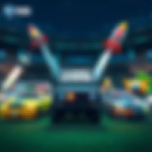 Various classic Rocket Pass items displayed in Rocket League, highlighting fan favorites from past seasons.