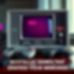 An old video game console with controllers, evoking nostalgia for childhood gaming experiences.