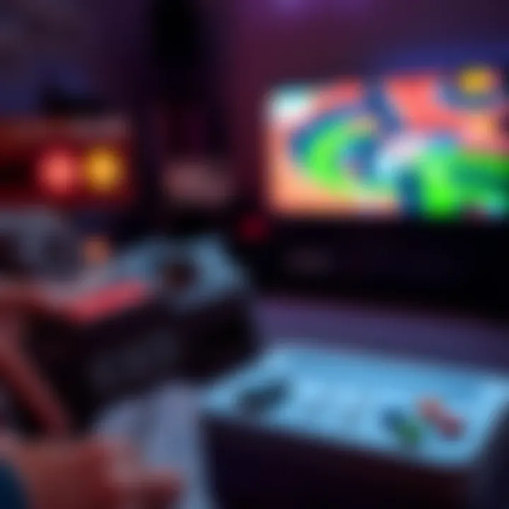 A person reconnecting a vintage Xbox console and preparing to play a nostalgic game