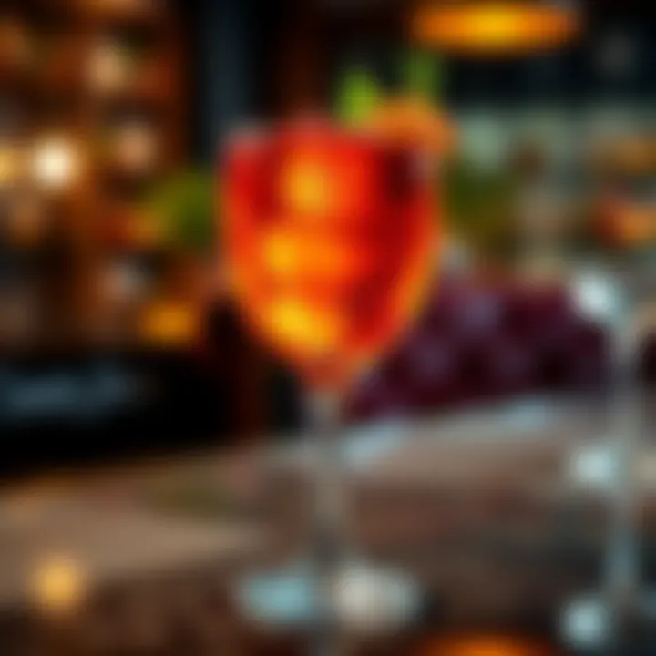 An elegant cocktail glass showcasing a stylish drink, representing the Classy Double trend in modern culture.