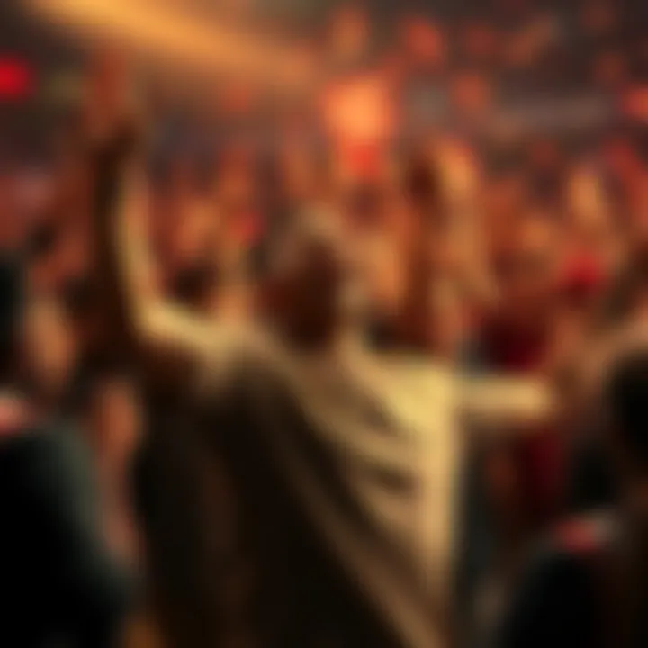 Clavicular cheers with friends after being released from jail and unbanned from Kick, surrounded by a crowd celebrating his return.