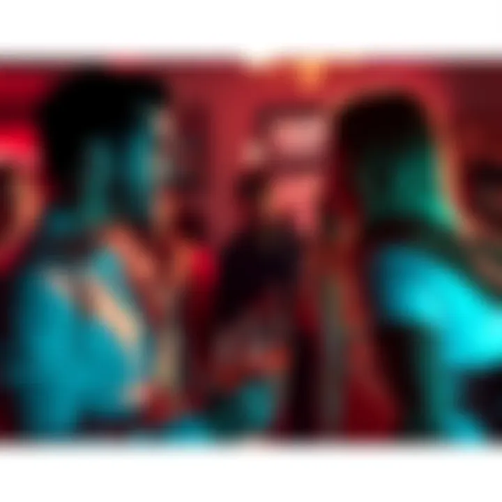 Clavicular Confronts Cheating Girl at Party A tense moment at a party where Clavicular confronts a girl accused of cheating, while other guests look on in surprise.