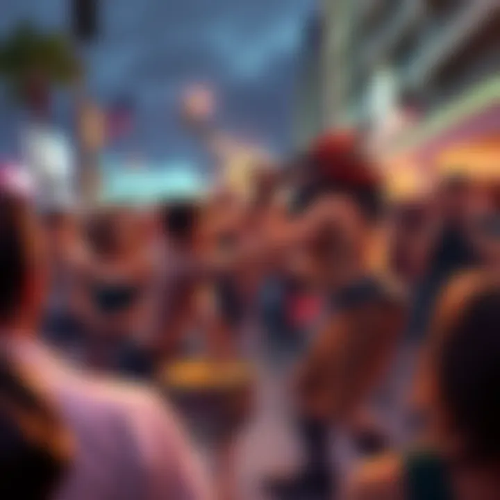 Clavicular and Soosh fighting during the 2026 Gasparilla festival, with onlookers watching in shock