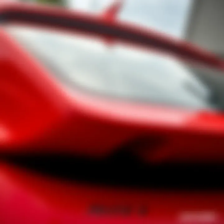 A close-up of a Jackrabbit SR1 car with a clean rear window, showing no dirt or markings, highlighting automotive aesthetics.