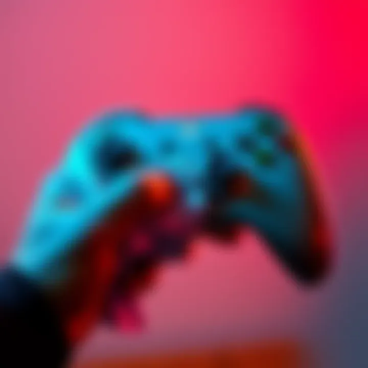 A person carefully cleans an Xbox controller with a cloth and isopropyl alcohol, showing caution during the process.