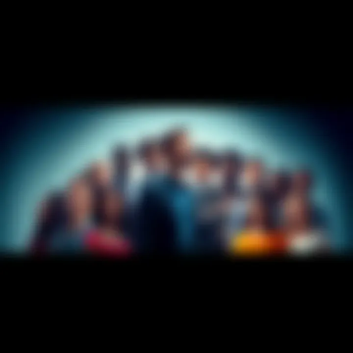 A group of diverse individuals working together to promote accountability and transparency in an organization, symbolizing the fight against corruption.