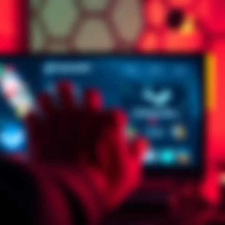 A person deleting their search history on the Steam platform, focusing on privacy settings and account management.