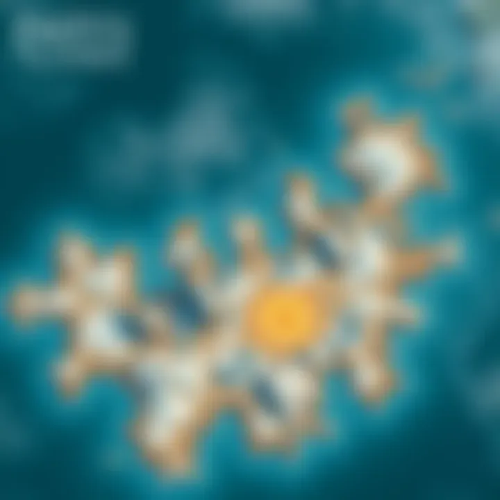 A map showing the Frozen Coast with the Rose Estate revealed after completing the DLC.