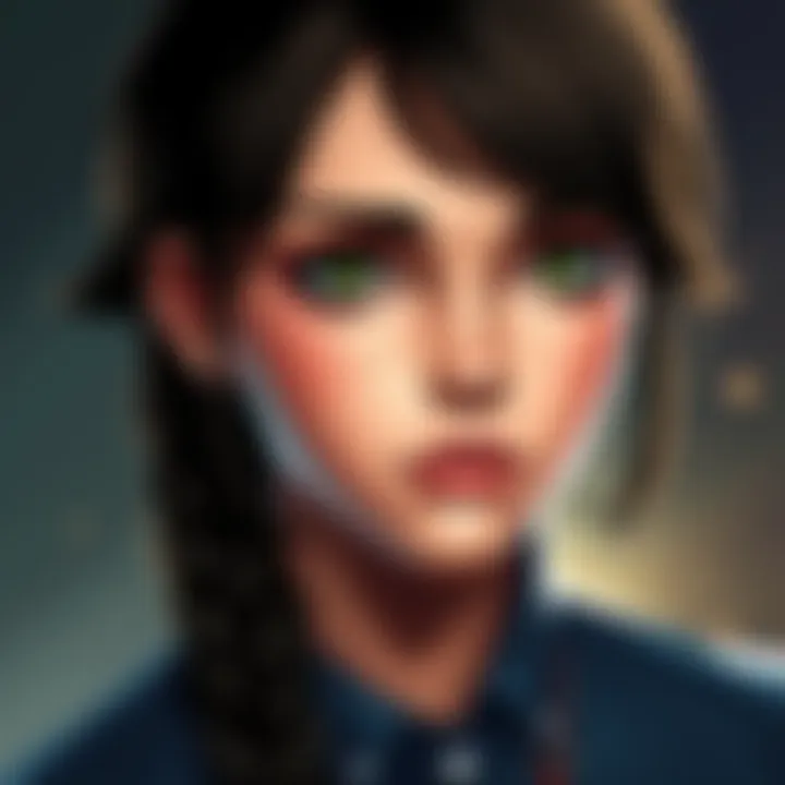 Clementine's New Look in Season 4 Clementine showing her updated facial features and style in Season 4 of the series