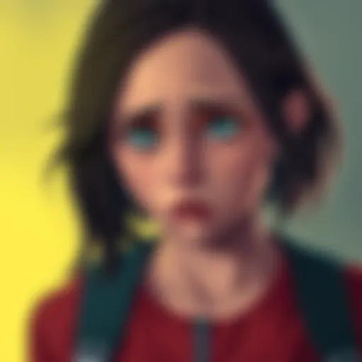 Clementine with a different appearance in Season 2, looking uncertain and out of place, provoking fan discussion.